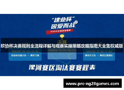 欧协杯决赛规则全流程详解与观赛实操策略攻略指南大全集权威版