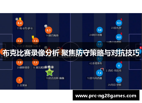 布克比赛录像分析 聚焦防守策略与对抗技巧